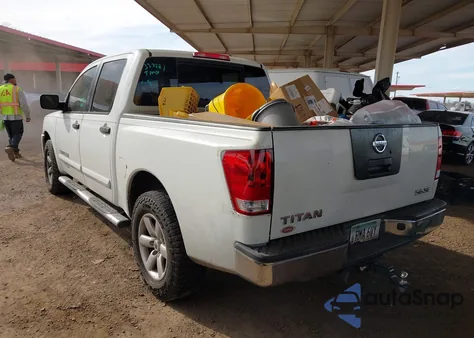 2008 Nissan Titan Le из США, поврежденный, VIN 1N6AA07C48N337221